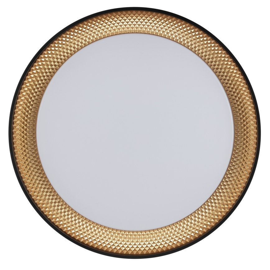Brilliant - LED Stmievateľné stropné svietidlo WALDO LED/36W/230V 3000-6500K pr. 48,5 cm čierna/zlatá + diaľkové ovládanie