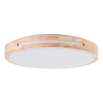Brilliant - LED Stmievateľné stropné svietidlo WOODBURY LED/24W/230V pr. 39 cm gumovník - FSC certifikované