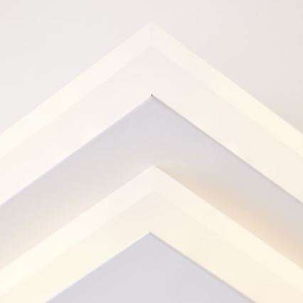 Brilliant - LED Stmievateľné stropné svietidlo IORGO LED/40W/230V 3000K 43,5x43,5 cm biela/čierna
