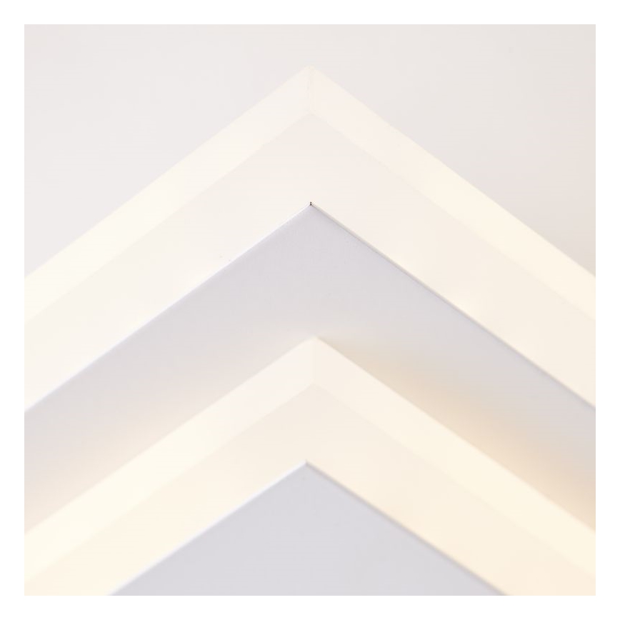 Brilliant - LED Stmievateľné stropné svietidlo IORGO LED/40W/230V 3000K 43,5x43,5 cm biela/čierna