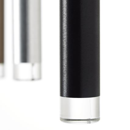 Brilliant - LED stmievateľný závesný luster na lanku CEMBALO LED/60W/230V matný chróm/čierna/hnedá