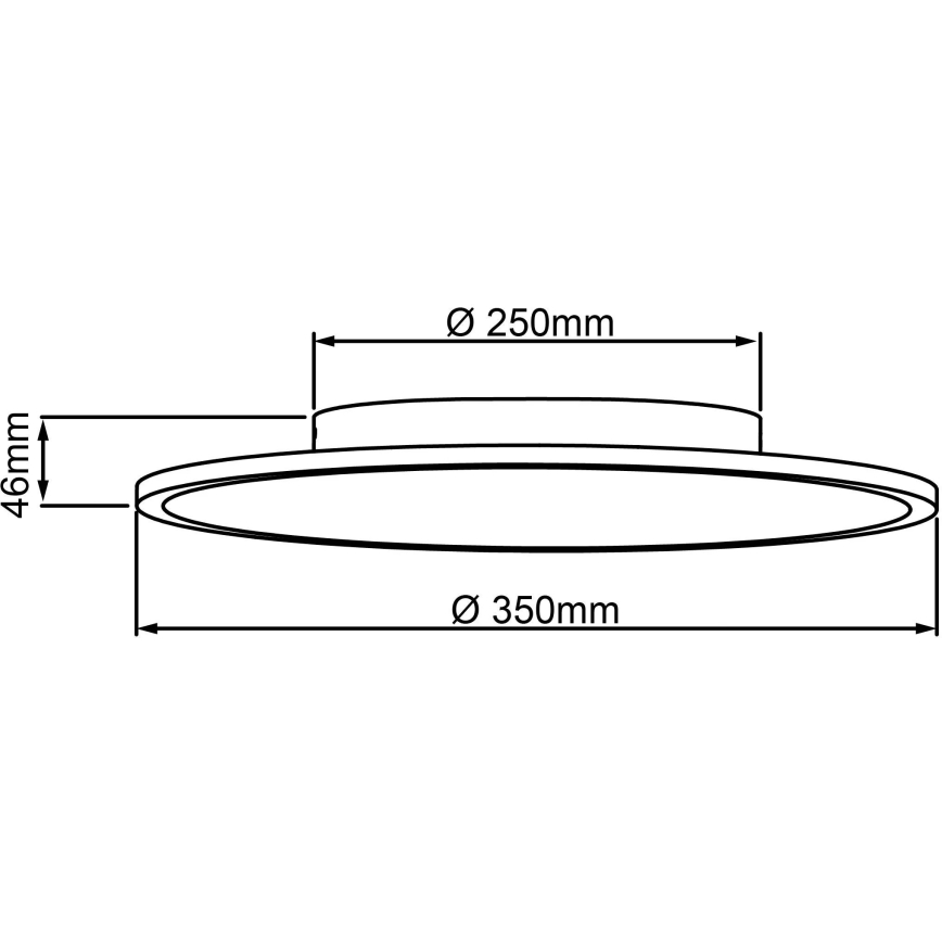 Brilliant - LED Stropné svietidlo BUFFI LED/24W/230V pr. 35 cm 4000K