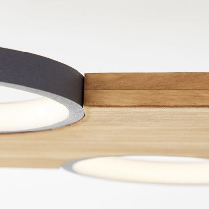Brilliant - LED Stropné svietidlo CHEESY LED/28W/230V borovica - FSC certifikované
