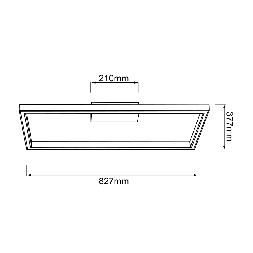 Brilliant - LED Stropné svietidlo DELGROSSO LED/24W/230V 3000K dub