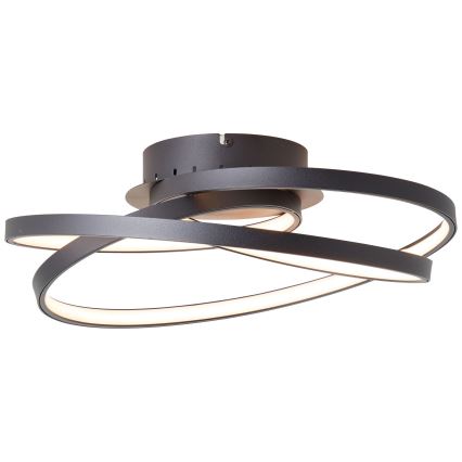Brilliant - LED Stropné svietidlo LABYRINTH LED/40W/230V pr. 39,5 cm čierna