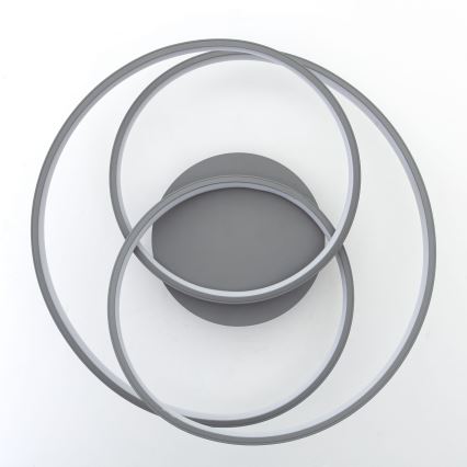 Brilliant - LED Stropné svietidlo LABYRINTH LED/40W/230V pr. 39,5 cm šedá
