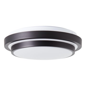 Brilliant - LED Stropné svietidlo MALMÖ LED/12W/230V 3000K pr. 34,5 cm čierna