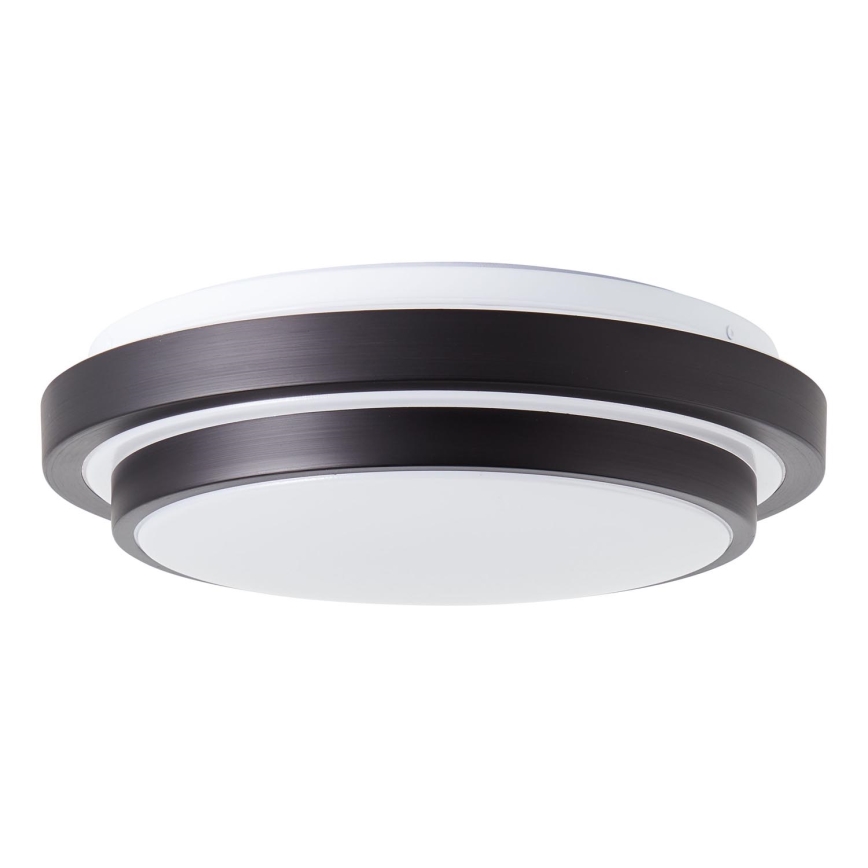 Brilliant - LED Stropné svietidlo MALMÖ LED/12W/230V 3000K pr. 34,5 cm čierna