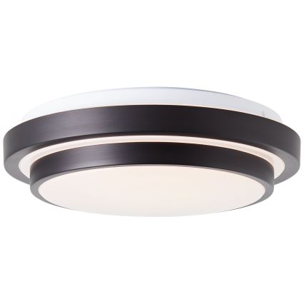 Brilliant - LED Stropné svietidlo MALMÖ LED/12W/230V 3000K pr. 34,5 cm čierna