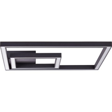 Brilliant - LED Stropné svietidlo QUON LED/24W/230V 3000K 40x40 cm čierna
