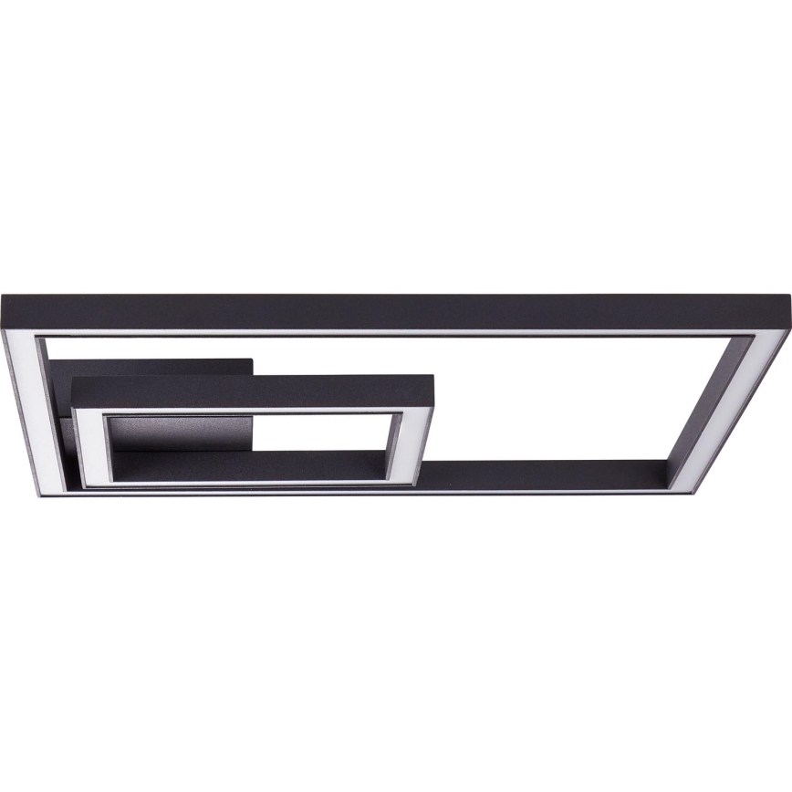 Brilliant - LED Stropné svietidlo QUON LED/24W/230V 3000K 40x40 cm čierna