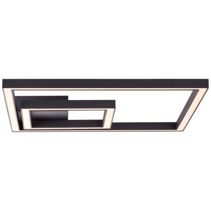 Brilliant - LED Stropné svietidlo QUON LED/24W/230V 3000K 40x40 cm čierna