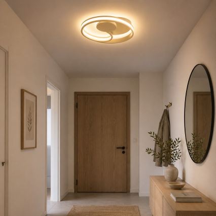 Brilliant - LED stropné svietidlo REVOLA LED/33W/230V 3000/4000/6500K Ø 40 cm béžová