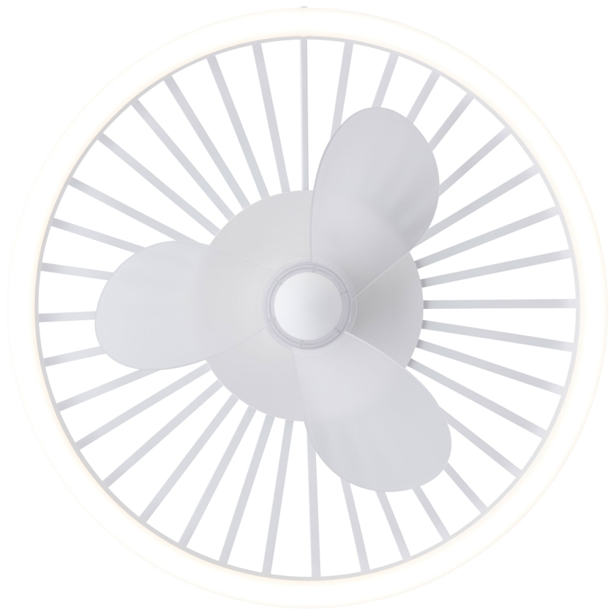 Brilliant - LED stmievateľné stropné svietidlo s ventilátorom CAPO LED/36W/230V 2700-6500K priemer 48 cm biela + diaľkové ovládanie