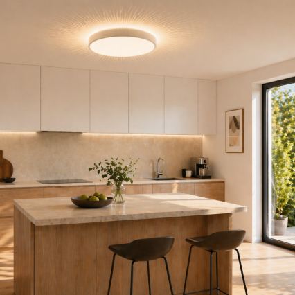 Brilliant - LED stropné svietidlo SOLISTRA LED/18W/230V pr. 34,5 cm biela