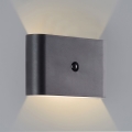 Brilliant - LED vonkajšie nabíjacie nástenné svietidlo so senzorom XINO LED/3W/5V 3600 mAh IP44 čierne