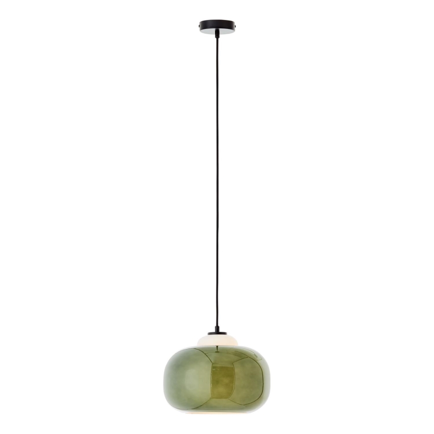 Brilliant - Luster na lanku BLOP 1xE27/60W/230V zelená