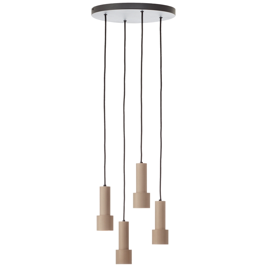 Brilliant - Luster na lanku CADIZ 4xGU10/10W/230V pr. 35 cm bronzová