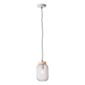 Brilliant - Luster na lanku GIADA 1xE27/40W/230V pr. 16 cm sivý