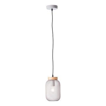 Brilliant - Luster na lanku GIADA 1xE27/40W/230V pr. 16 cm sivý