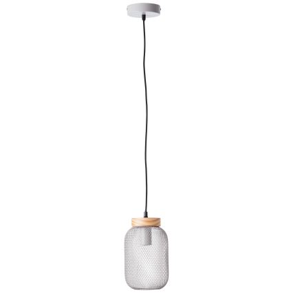 Brilliant - Luster na lanku GIADA 1xE27/40W/230V pr. 16 cm sivý