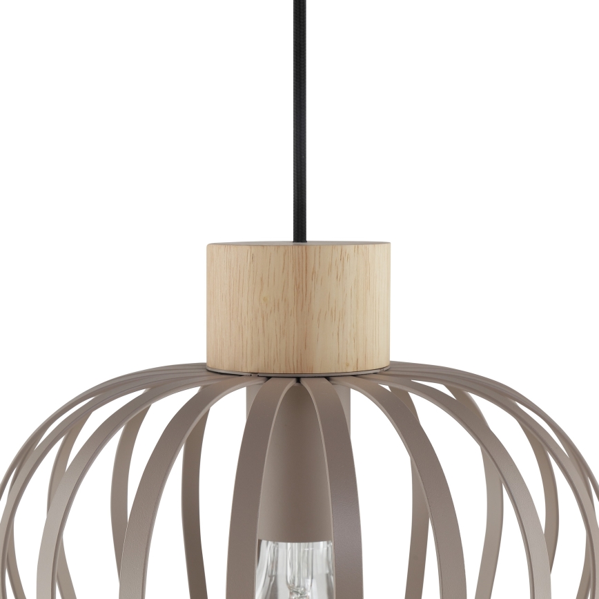 Brilliant - Luster na lanku NORDIC CAGE 3xE27/20W/230V béžová