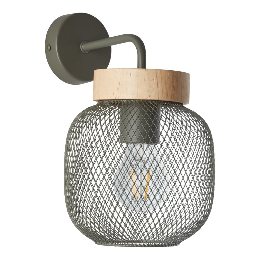 Brilliant - Nástenná lampa GIADA 1xE27/40W/230V zelená