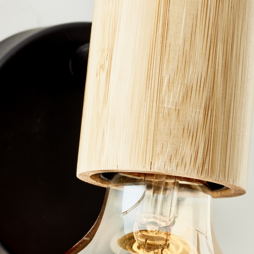 Brilliant - Nástenné bodové svietidlo KERRY 1xE27/40W/230V bambus