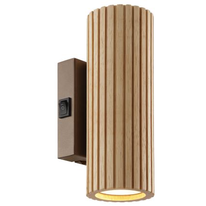 Brilliant - Nástenné svietidlo LAKEWOOD 2xGU10/10W/230V hnedé