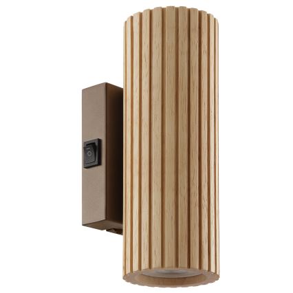 Brilliant - Nástenné svietidlo LAKEWOOD 2xGU10/10W/230V hnedé