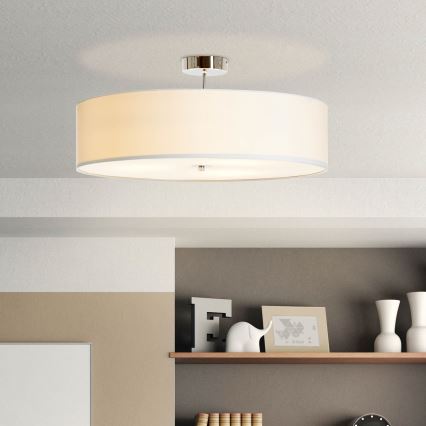 Brilliant - Prisadený luster ANDRIA 3xE27/60W/230V pr. 60 cm biela