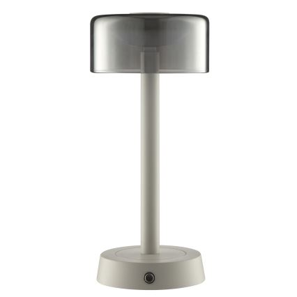 Brilliant - LED stmievateľná nabíjacia dotyková vonkajšia stolová lampa RAZOR LED/2,5W/5V 2700K 2600 mAh IP44 sivá