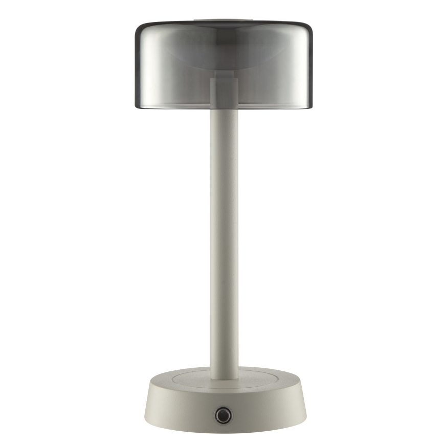 Brilliant - LED stmievateľná nabíjacia dotyková vonkajšia stolová lampa RAZOR LED/2,5W/5V 2700K 2600 mAh IP44 sivá