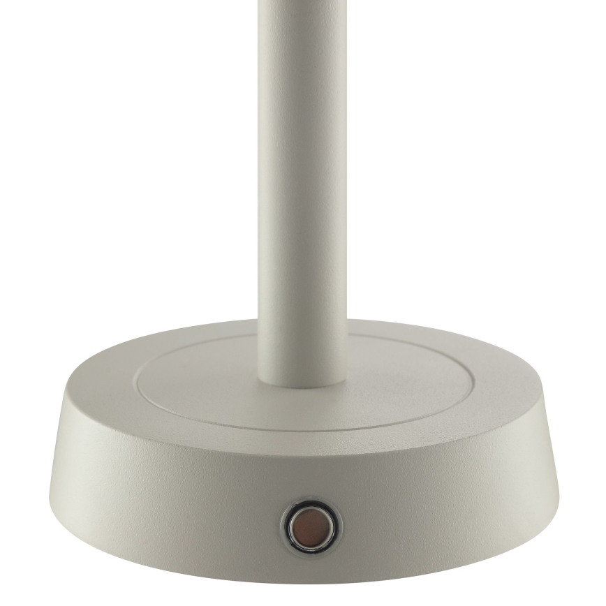 Brilliant - LED stmievateľná nabíjacia dotyková vonkajšia stolová lampa RAZOR LED/2,5W/5V 2700K 2600 mAh IP44 sivá