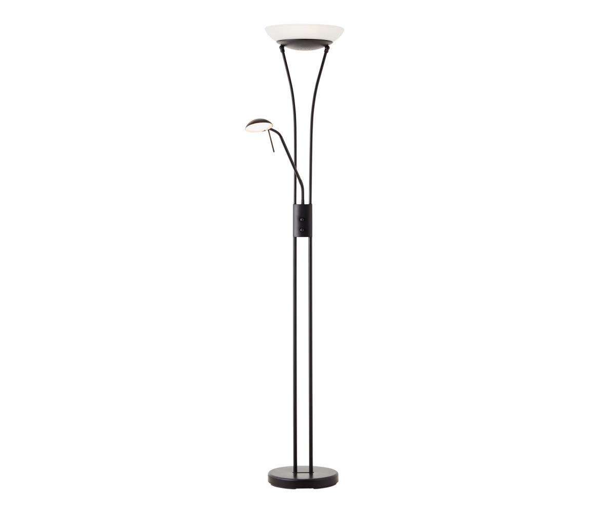 Brilliant - Stmievateľná stojacia LED lampa FINN 2xLED/13W/230V čierna G93035/06