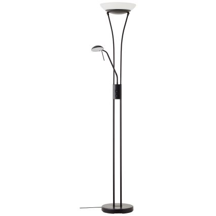 Brilliant - Stmievateľná stojacia LED lampa FINN 2xLED/13W/230V čierna