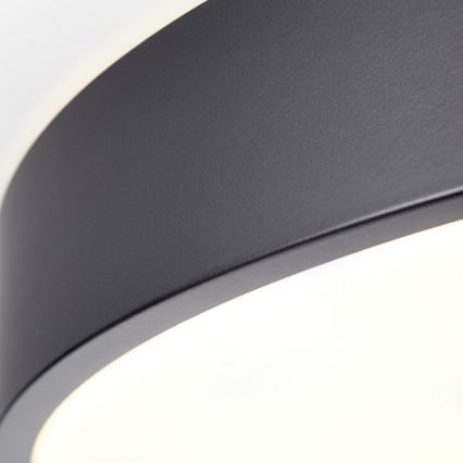 Brilliant - LED stmievateľné stropné svietidlo SLIMLINE LED/50W/230V 1800-6500K pr. 49 cm čierna + diaľkové ovládanie