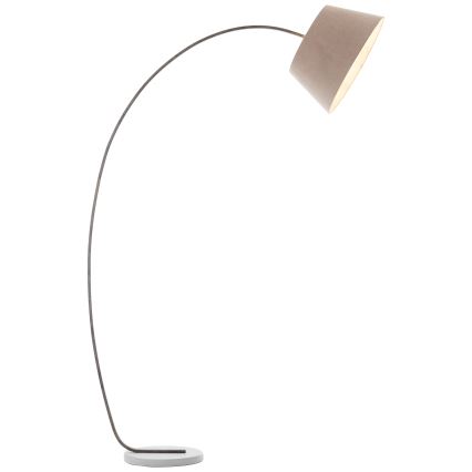 Brilliant - Stojacia lampa BROK 1xE27/60W/230V taupe