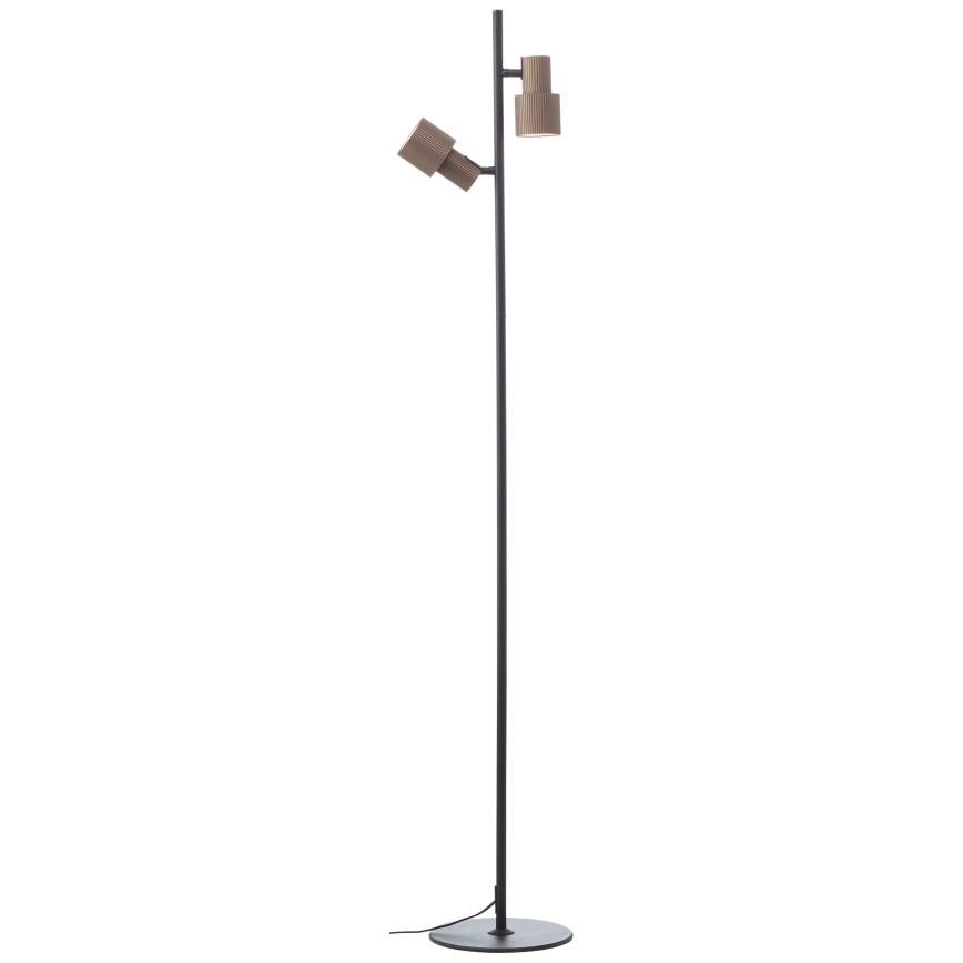 Brilliant - Stojacia lampa CADIZ 2xGU10/10W/230V bronzová
