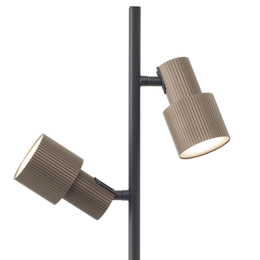 Brilliant - Stojacia lampa CADIZ 2xGU10/10W/230V bronzová