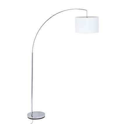 Brilliant - stojacia lampa CLARIE 1xE27/60W/230V matný chróm/biela