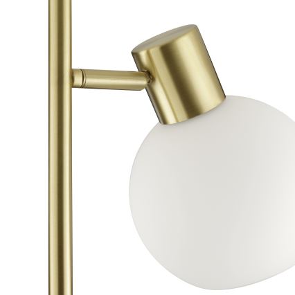 Brilliant - Stojacia lampa CONY 1xE14/20W/230V mosadzná
