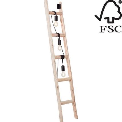 Brilliant - Stojacia lampa LADDER 3xE27/42W/230V - FSC certifikované
