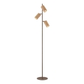 Brilliant - Stojacia lampa LAKEWOOD 3xGU10/10W/230V hnedá