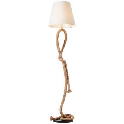 Brilliant - Stojacia lampa SAILOR 1xE27/40W/230V béžová/krémová