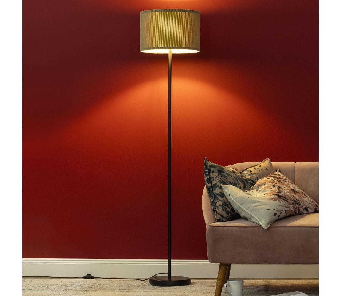 Brilliant Brilliant - Stojacia lampa TONY 1xE27/20W/230V béžová