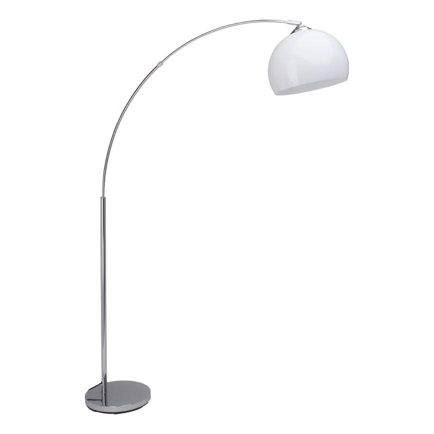 Brilliant - Stojacia lampa VESSA 1xE27/60W/230V lesklý chróm/biela