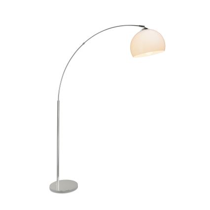 Brilliant - Stojacia lampa VESSA 1xE27/60W/230V lesklý chróm/biela