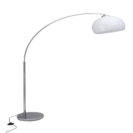Brilliant - Stojacia lampa VESSA 1xE27/60W/230V lesklý chróm/biela
