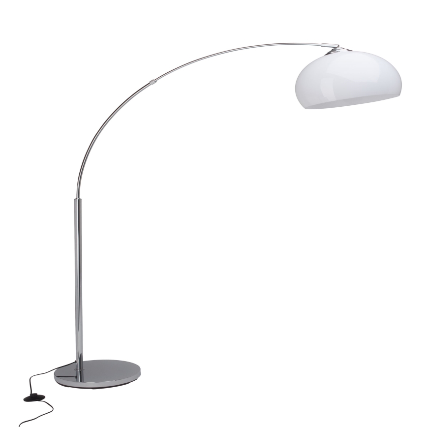 Brilliant - Stojacia lampa VESSA 1xE27/60W/230V lesklý chróm/biela